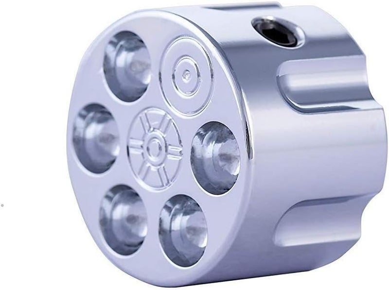 guyker 3Pcs Guitar Potentiometer Control Knobs for 6mm(0.24”) Dia. Shaft Pots - Knurled Volume and Audio Switch Knob Replacement for Electric Guitar or Precision Bass - Brass, CNC Machined (Chrome) - Image 2